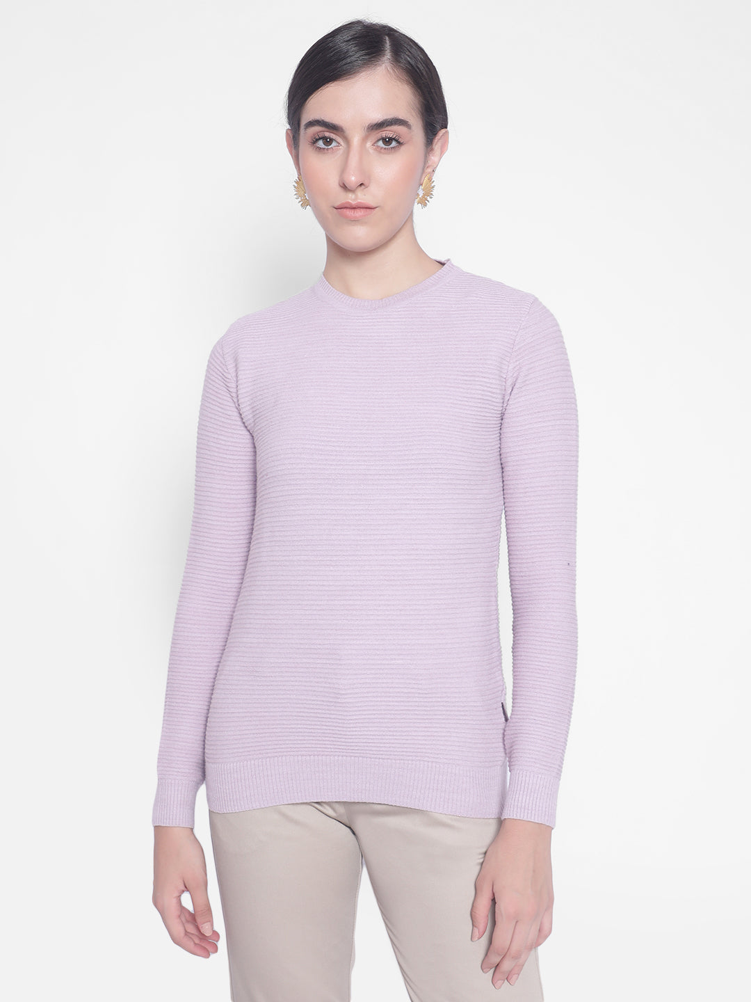 Purple Sweaters-Women Sweaters-Crimsoune Club