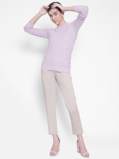 Purple Sweaters-Women Sweaters-Crimsoune Club