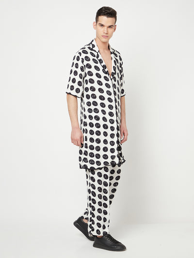 Nikhil Thampi Longline Blazer-Men Blazers-Crimsoune Club