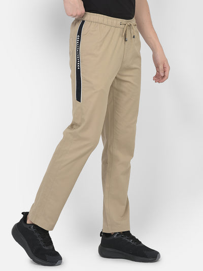 Khaki Lounge Bottoms-Men Lounge Pants-Crimsoune Club