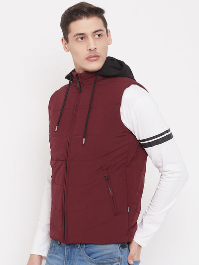 Solid Red Jacket-Mens Jackets-Crimsoune Club