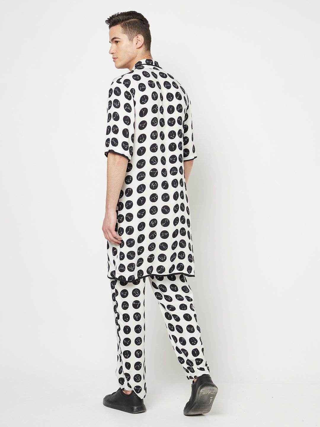 Nikhil Thampi Longline Blazer-Men Blazers-Crimsoune Club