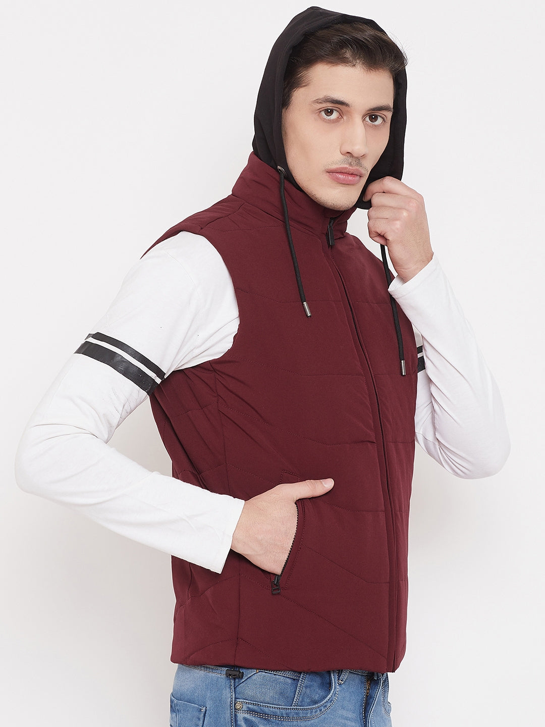 Solid Red Jacket-Mens Jackets-Crimsoune Club