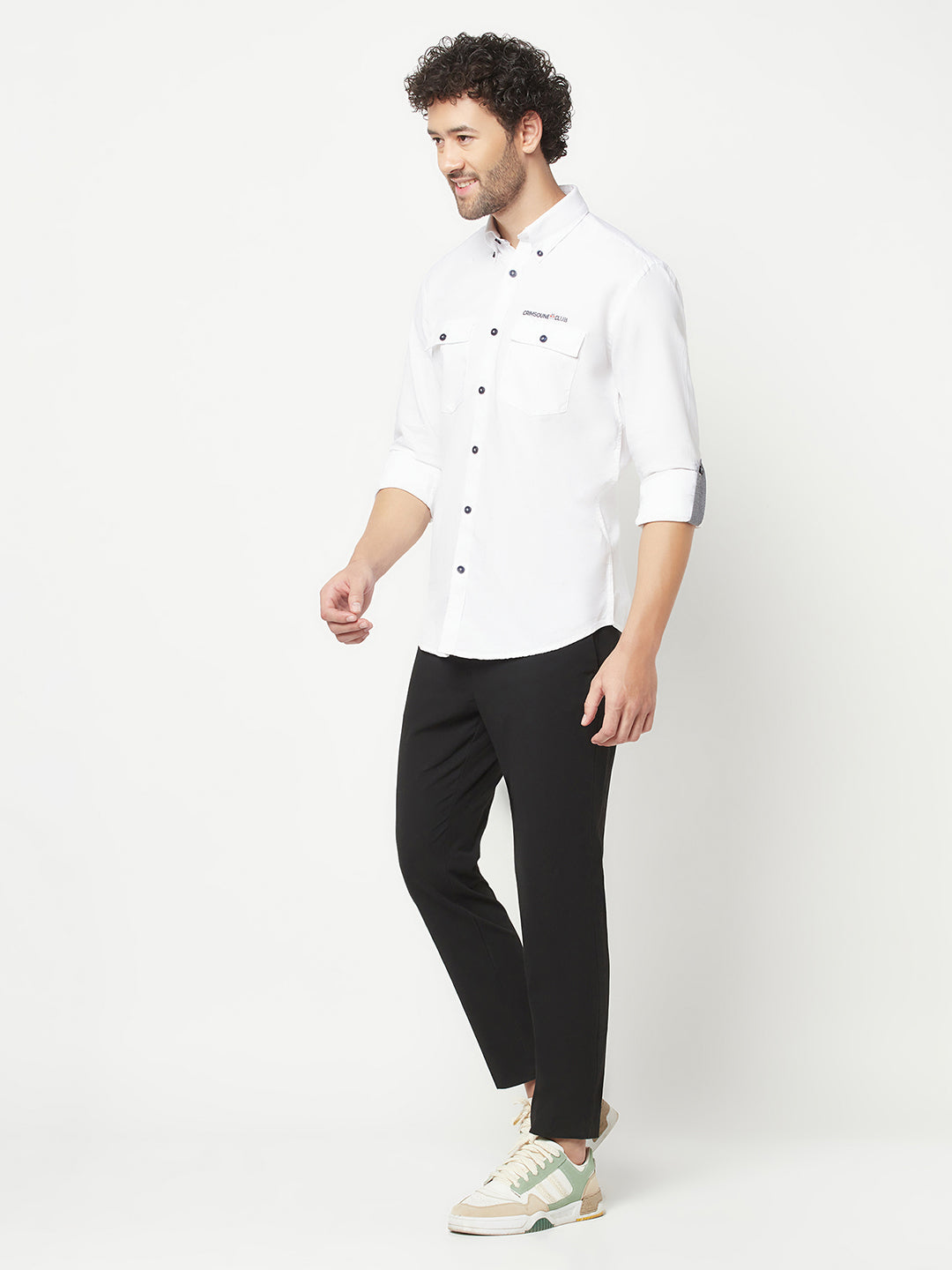 White Patch-Pocket Shirt-Men Shirts-Crimsoune Club