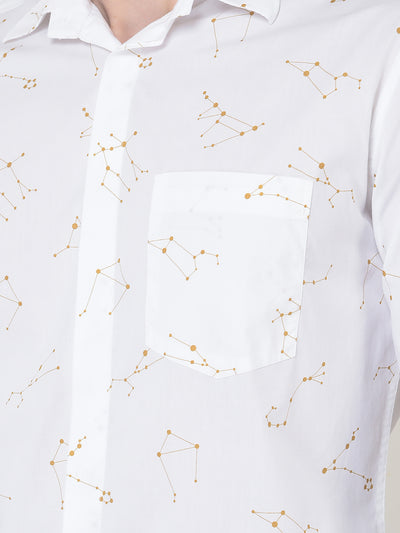 Golden Constellation Shirt-Men Shirts-Crimsoune Club