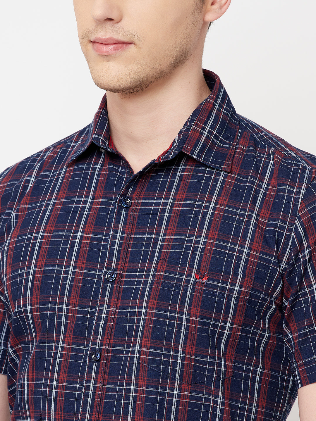 Multi-Colored Checked Casual Shirt-Men Shirts-Crimsoune Club