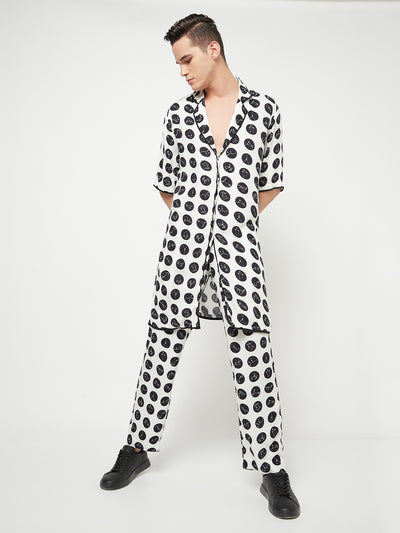 Nikhil Thampi Longline Blazer-Men Blazers-Crimsoune Club