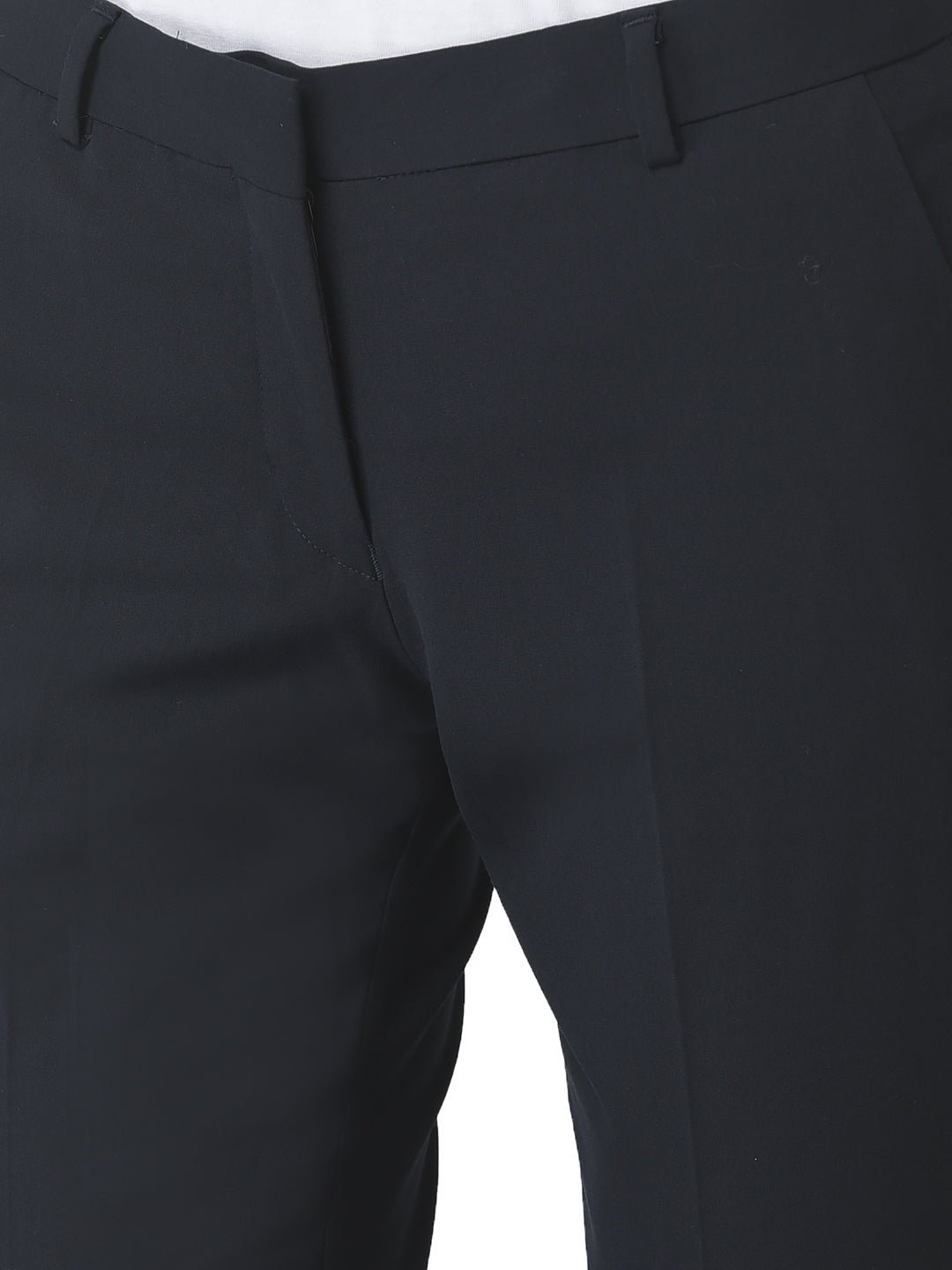 2 Piece Navy Blue Suit Set-Women Suit Sets-Crimsoune Club