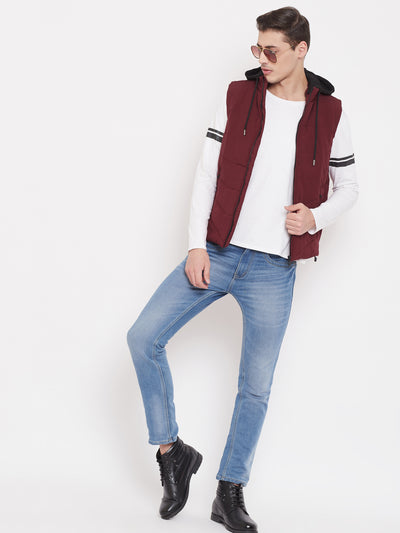 Solid Red Jacket-Mens Jackets-Crimsoune Club