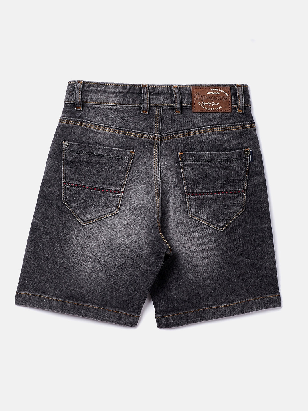 Classic Wash Kids Denim Shorts-Boys Shorts-Crimsoune Club