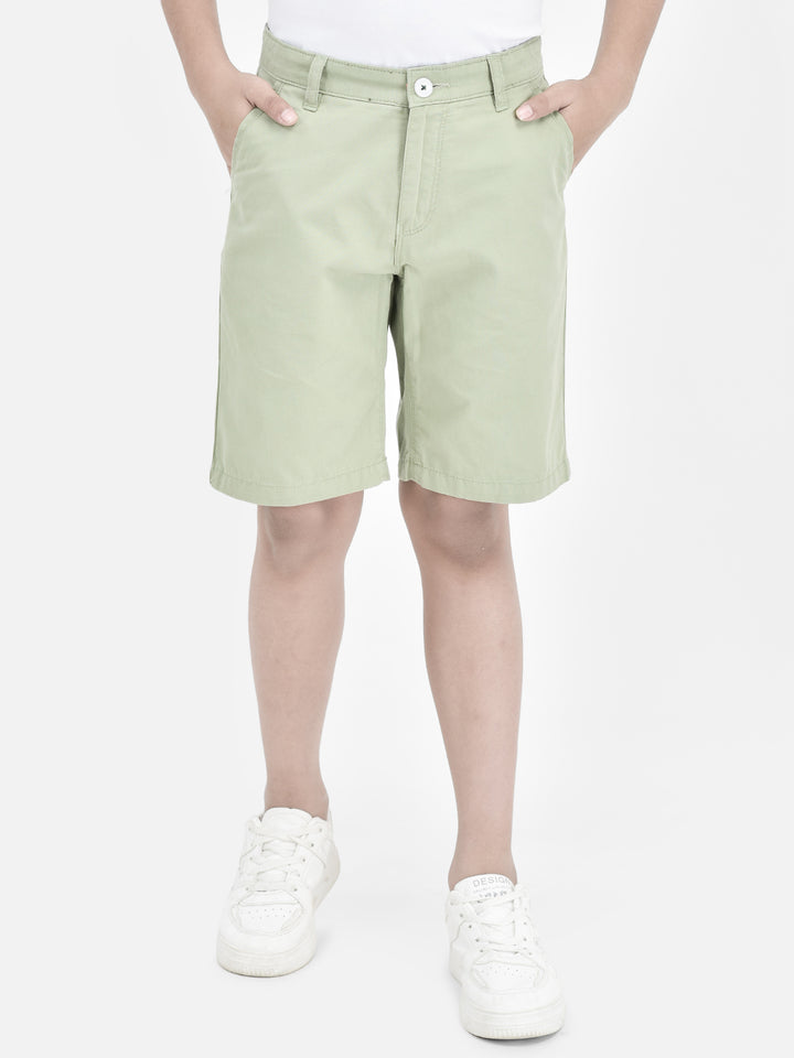 Olive Shorts-Boys Shorts-Crimsoune Club