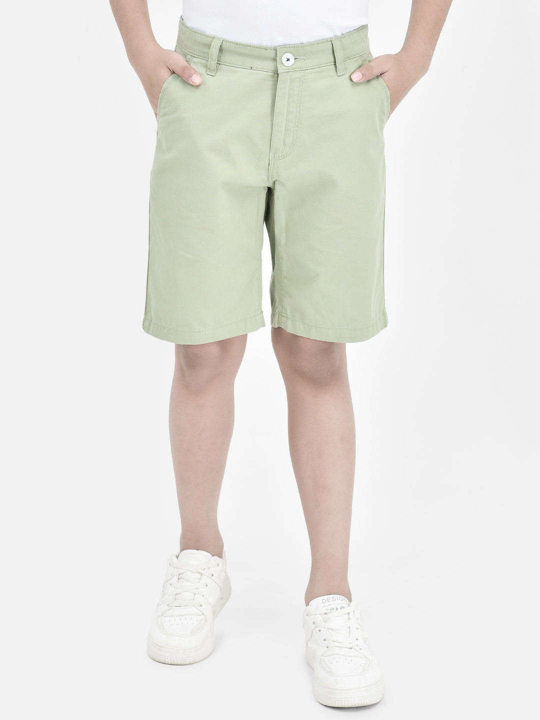 Olive Shorts-Boys Shorts-Crimsoune Club