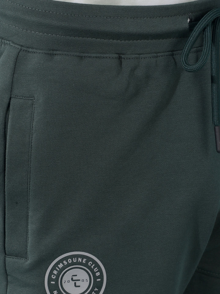 Olive Color-Blocked Shorts-Boys Shorts-Crimsoune Club
