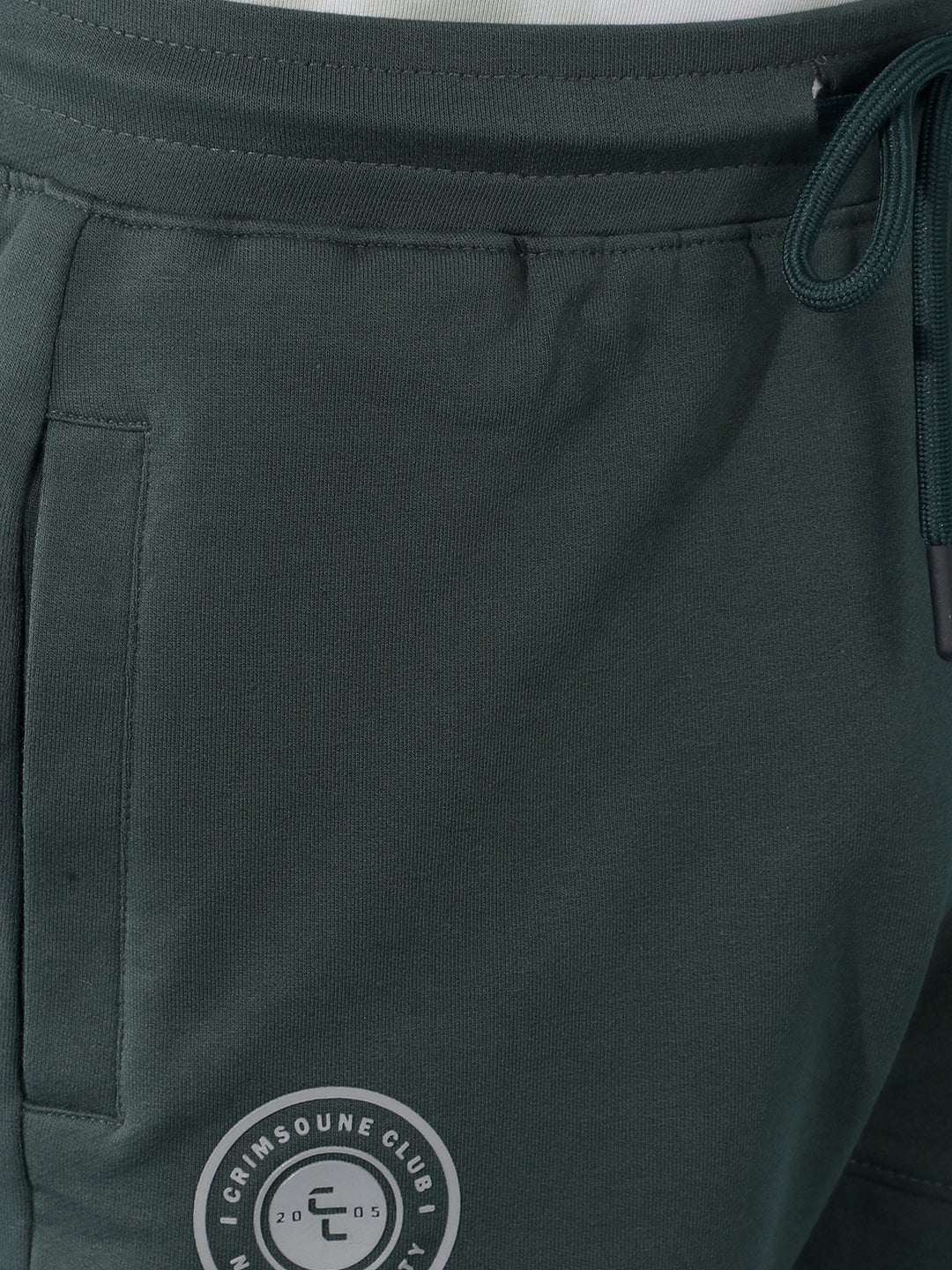 Olive Color-Blocked Shorts-Boys Shorts-Crimsoune Club