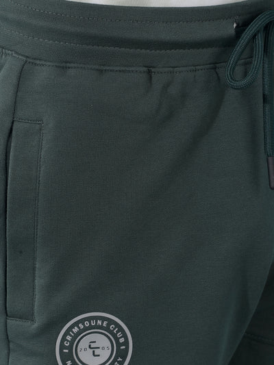 Olive Color-Blocked Shorts-Boys Shorts-Crimsoune Club