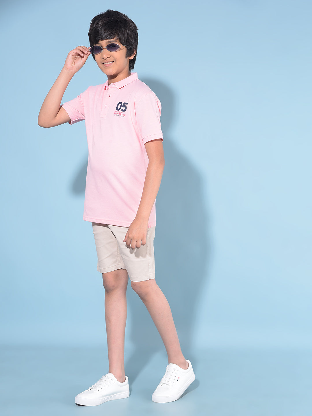 Khaki Shorts-Boys Shorts-Crimsoune Club