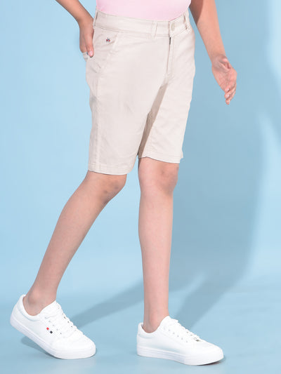 Khaki Shorts-Boys Shorts-Crimsoune Club