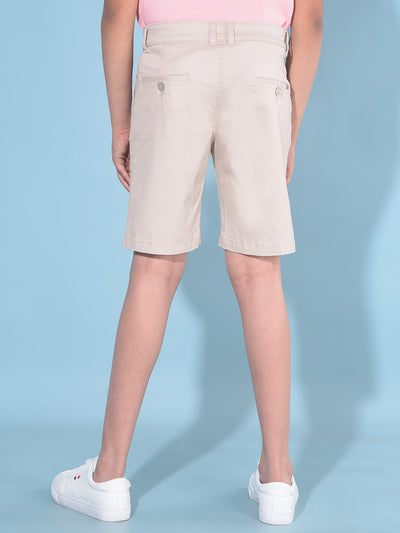 Khaki Shorts-Boys Shorts-Crimsoune Club