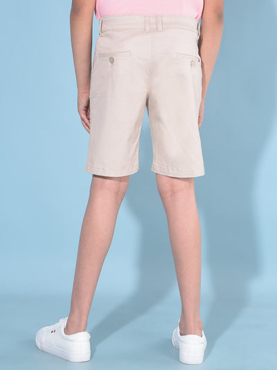 Khaki Shorts-Boys Shorts-Crimsoune Club