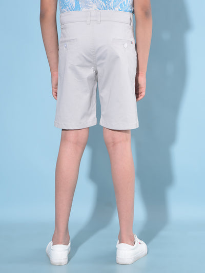 Beige Shorts-Boys Shorts-Crimsoune Club