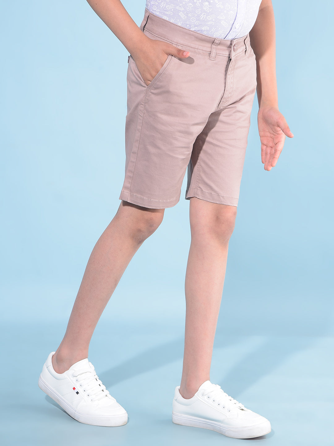 Brown Shorts-Boys Shorts-Crimsoune Club