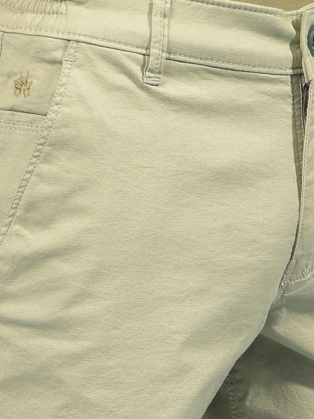 Green Cotton Shorts-Boys Shorts-Crimsoune Club