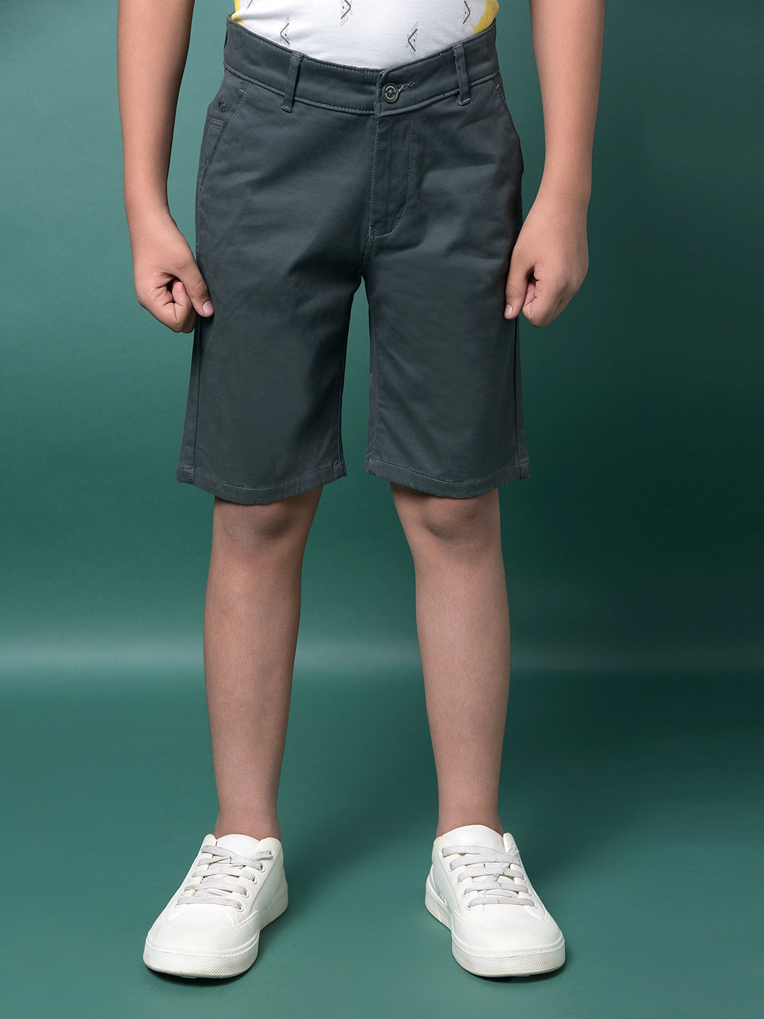 Green Shorts-Boys Shorts-Crimsoune Club