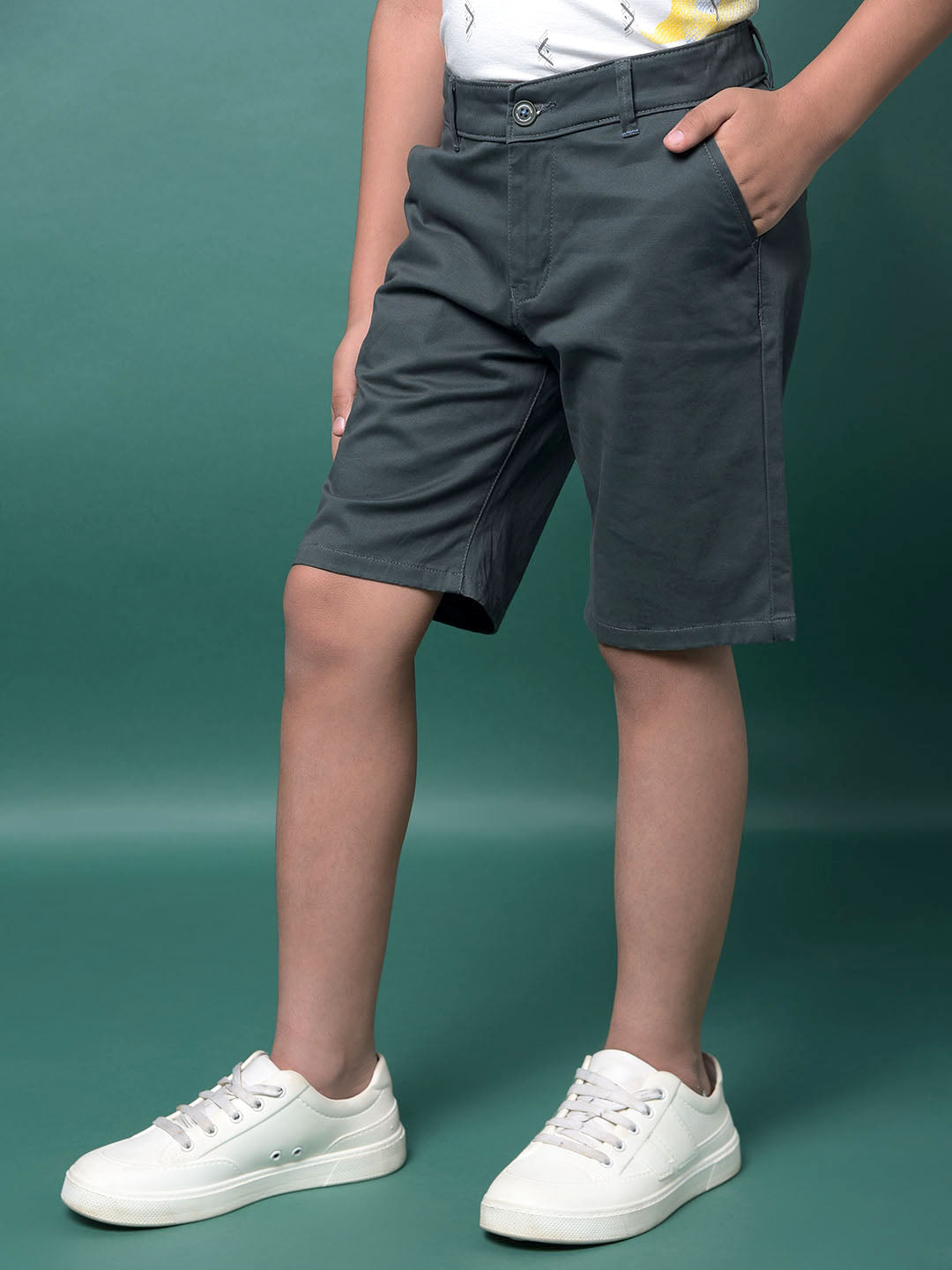 Green Shorts-Boys Shorts-Crimsoune Club