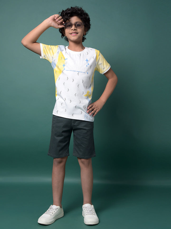 Green Shorts-Boys Shorts-Crimsoune Club