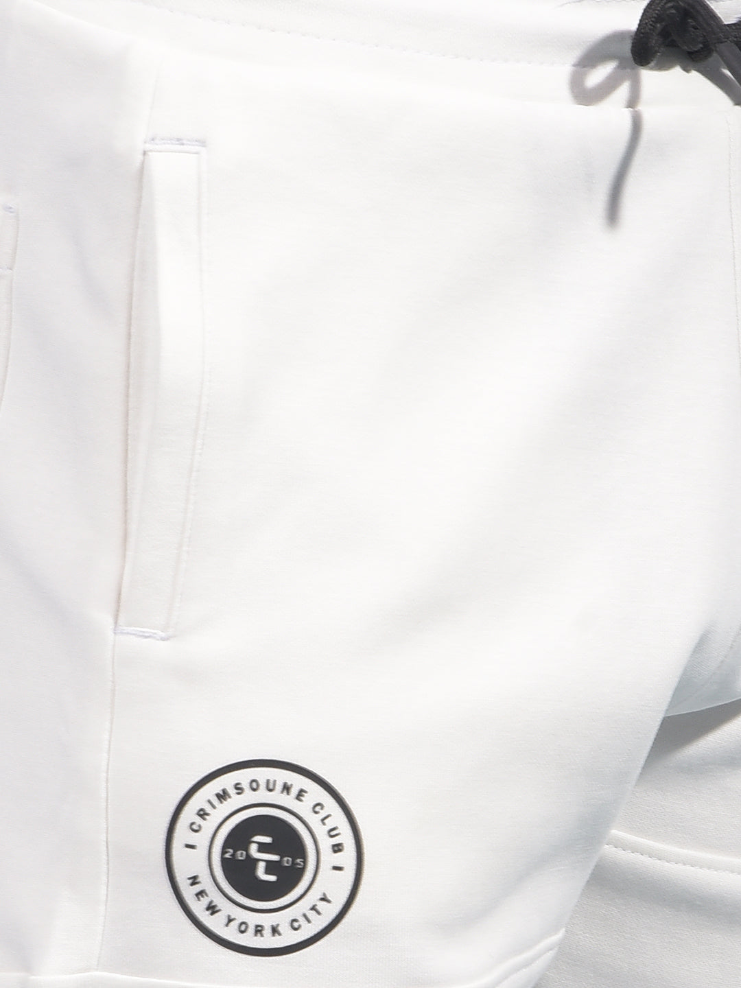 White Cotton Shorts-Boys Shorts-Crimsoune Club