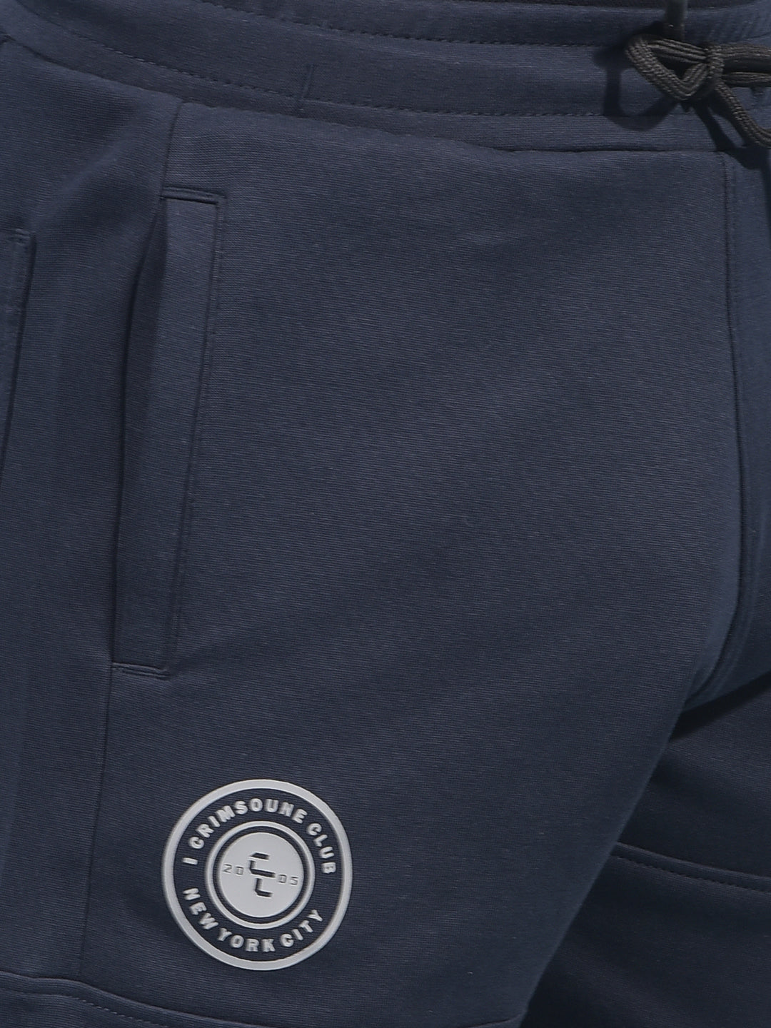 Navy Blue Cotton Shorts-Boys Shorts-Crimsoune Club