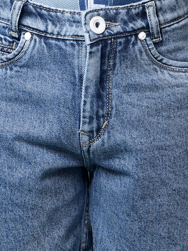 Blue 100% Cotton Shorts-Boys Shorts-Crimsoune Club