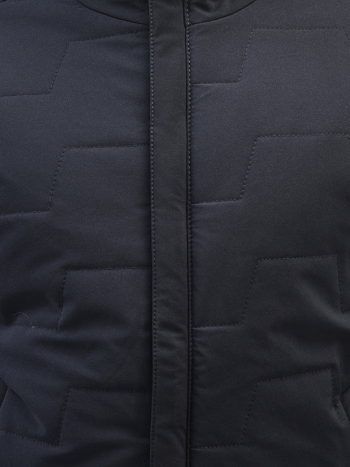 Navy Blue Puffer Jacket-Boys Jackets-Crimsoune Club