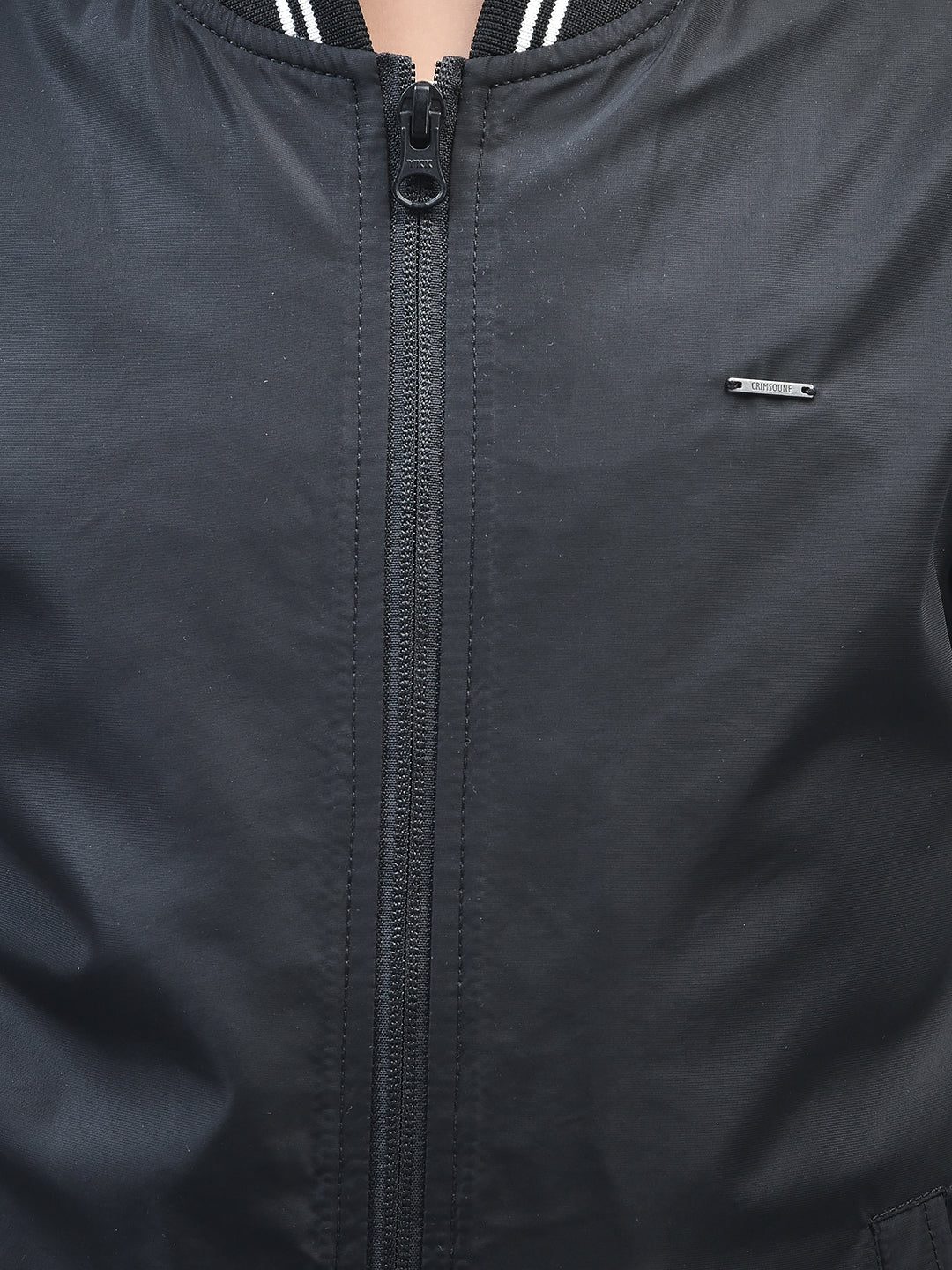 Black Bomber Jacket-Boys Jackets-Crimsoune Club