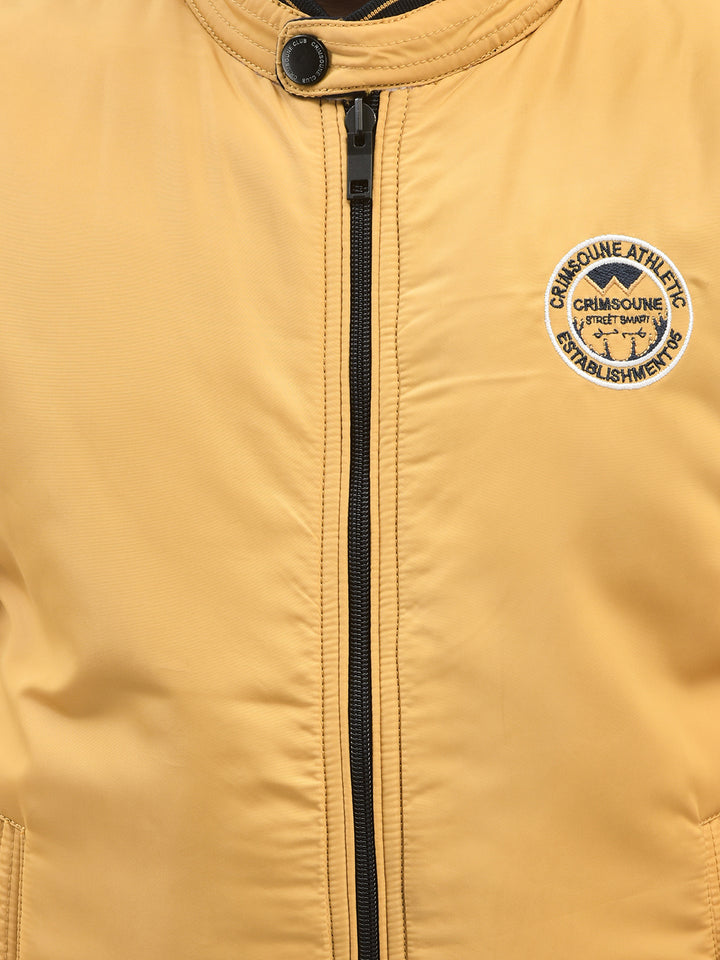 Mustard Reversible Bomber Jacket-Boys Jackets-Crimsoune Club