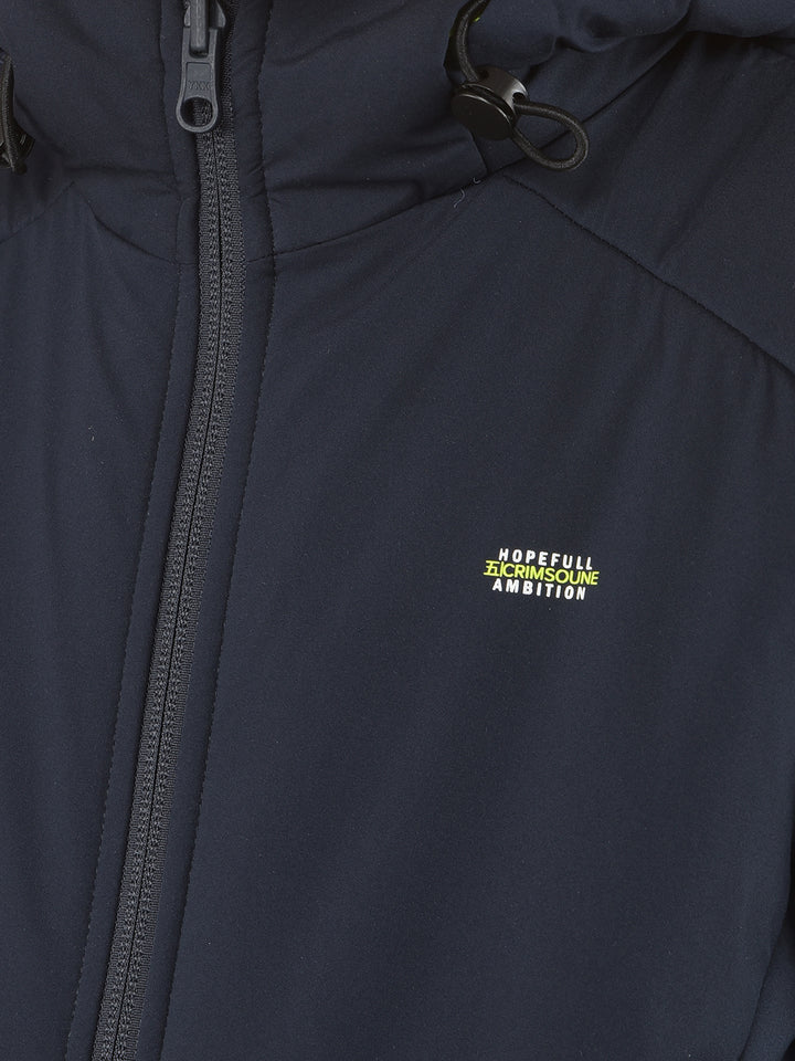 Navy Blue Hooded Reversible Jacket-Boy Jackets-Crimsoune Club