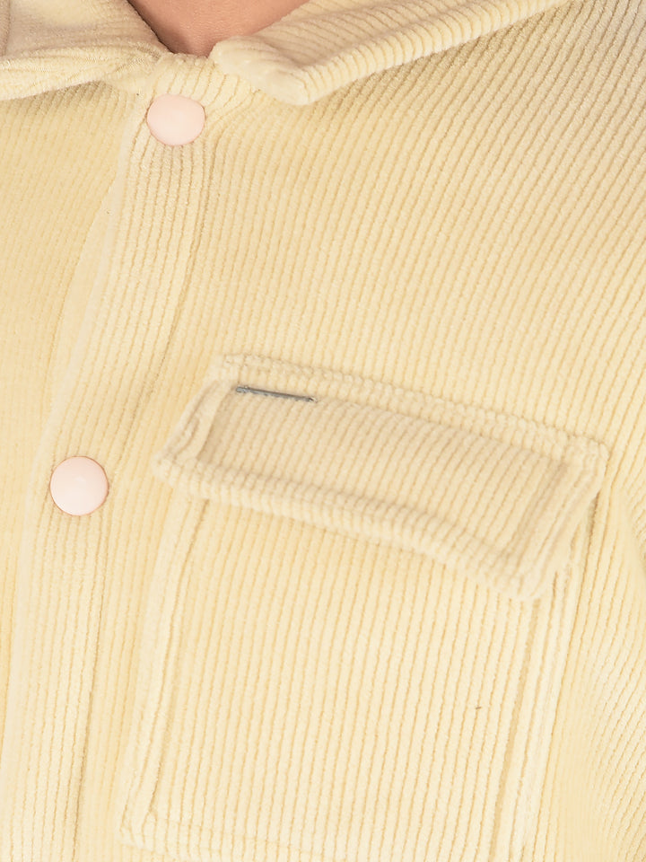 Beige Corduroy Shacket-Boys Shackets-Crimsoune Club