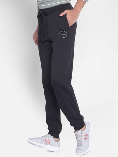 Black Joggers-Boys Joggers-Crimsoune Club