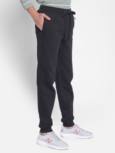 Black Joggers-Boys Joggers-Crimsoune Club