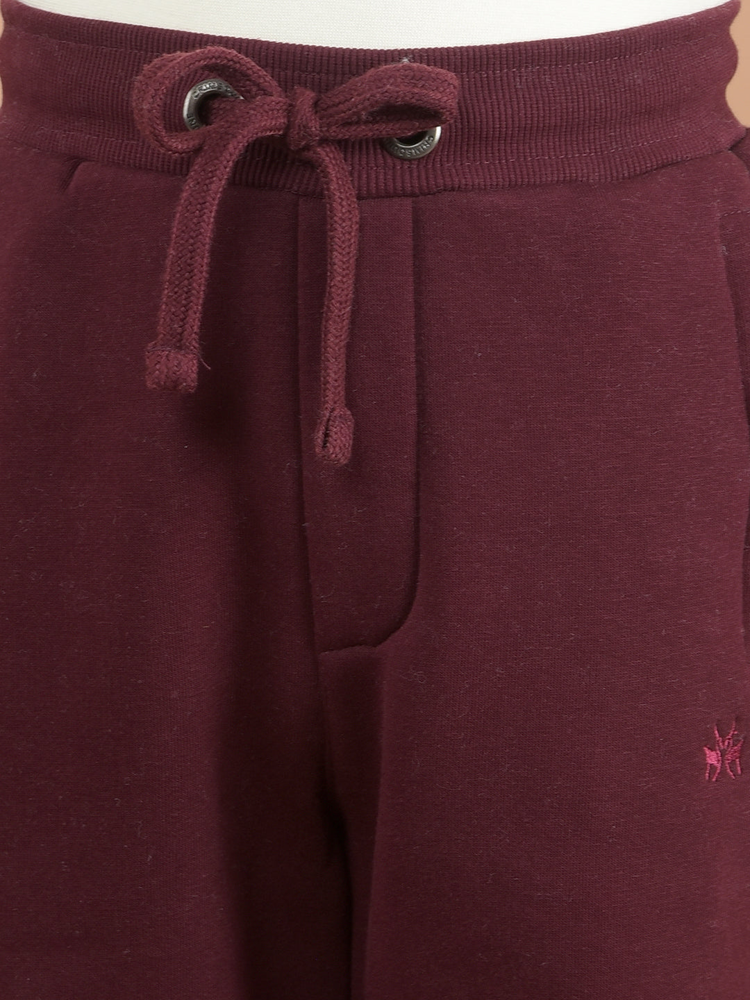 Wine Joggers-Boys Joggers-Crimsoune Club