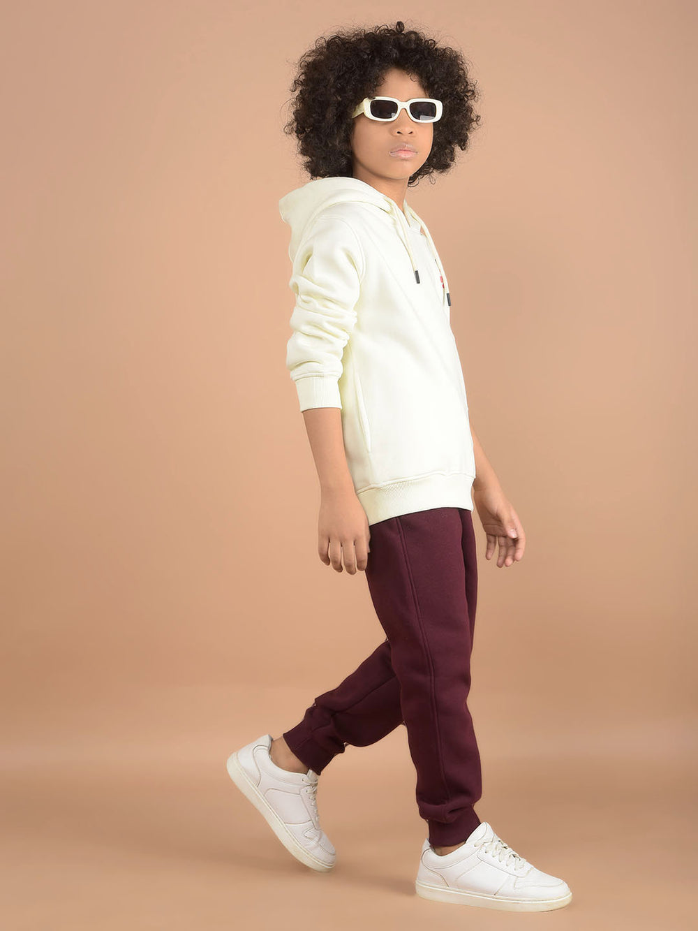 Wine Joggers-Boys Joggers-Crimsoune Club