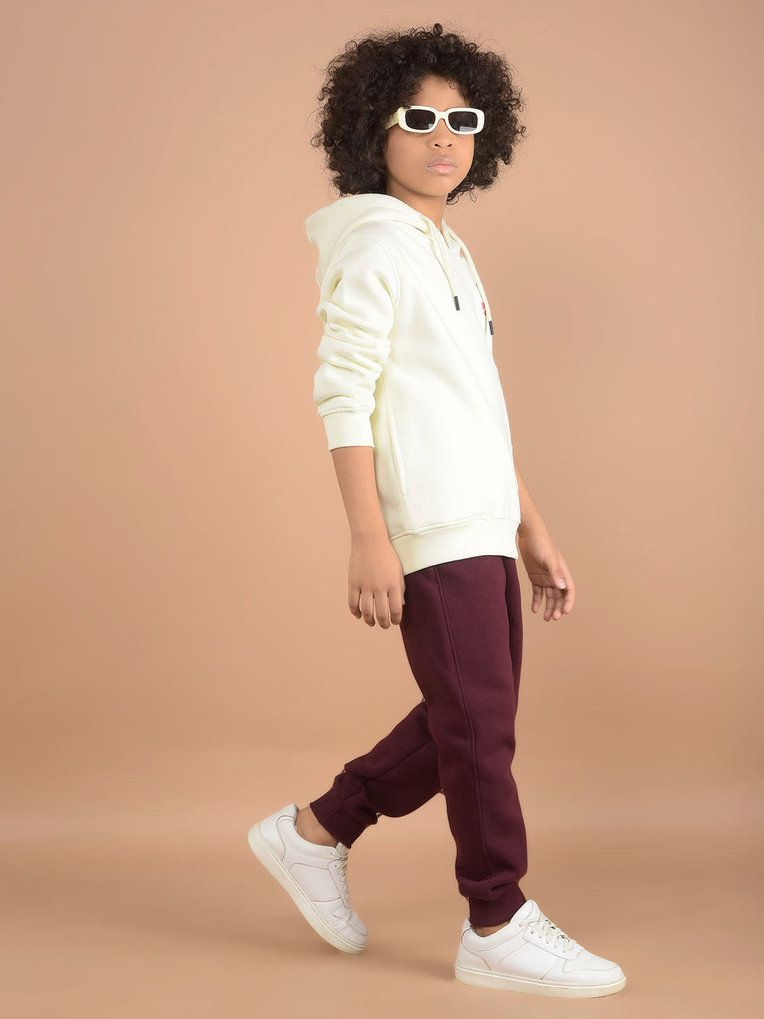 Wine Joggers-Boys Joggers-Crimsoune Club