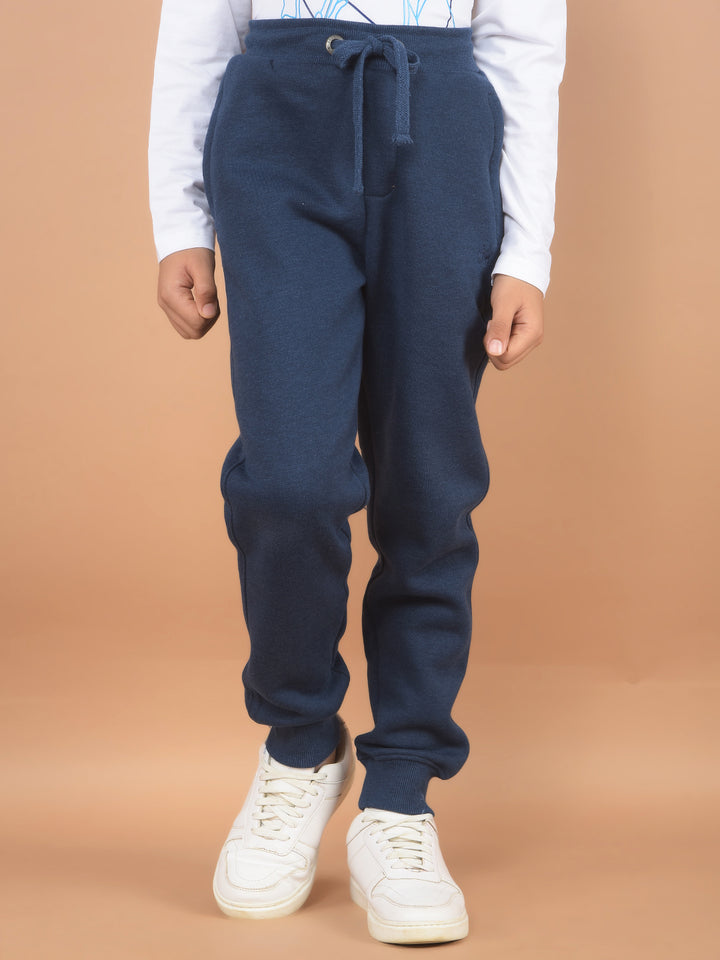 Blue Joggers-Boy Joggers-Crimsoune Club