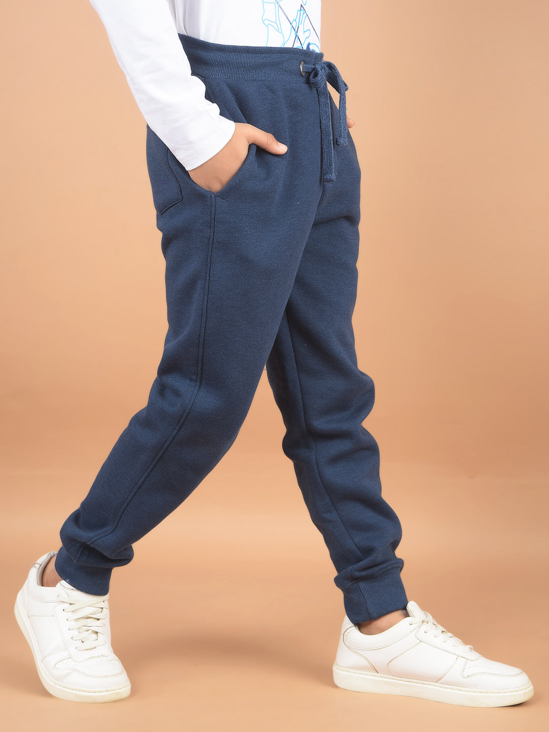 Blue Joggers-Boy Joggers-Crimsoune Club