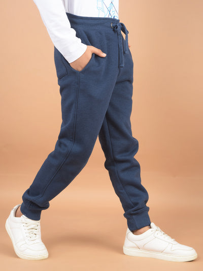 Blue Joggers-Boy Joggers-Crimsoune Club