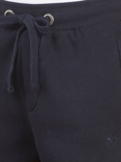 Navy Blue Joggers-Boy Joggers-Crimsoune Club