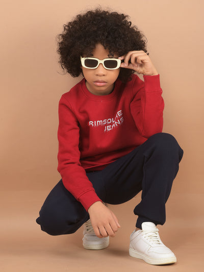 Navy Blue Joggers-Boy Joggers-Crimsoune Club