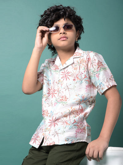 Olive 100% Cotton Cargo Trousers-Boys Trousers-Crimsoune Club