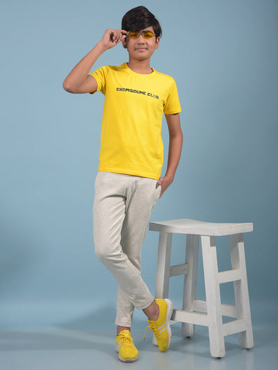 Grey Trackpants-Boys Trackpants-Crimsoune Club