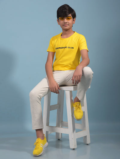 Grey Trackpants-Boys Trackpants-Crimsoune Club